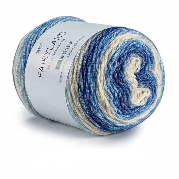 Rainbow Woolen Yarn Cake Garn - spot sales 1163