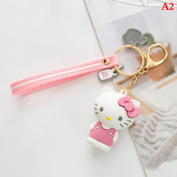 e Cartoon Sanrio Kuromi Mymelody Pendant Nyckelring Hållare - stock A2