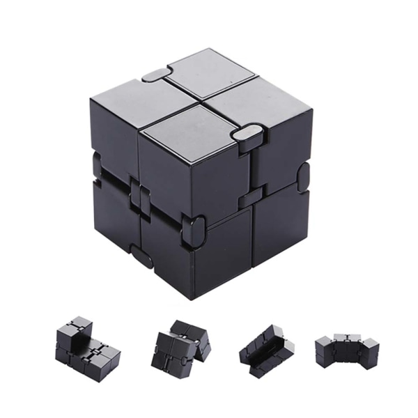Finger Infinity Cube Toy Barn Vuxna Sensory Stress Fidget Toy - spot försäljning white