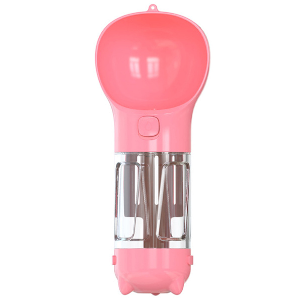 Hundtillbehör Resor utomhus Medföljande vattenkoppskruka - on stock pink