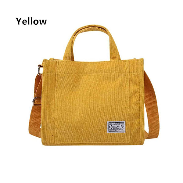 Dragkedja Axelväska Messenger Bags GUL - high quality yellow