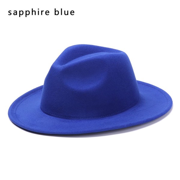 Fedora Hat Jazzcap Cap SAPPHIRE BLUE - spot-ale