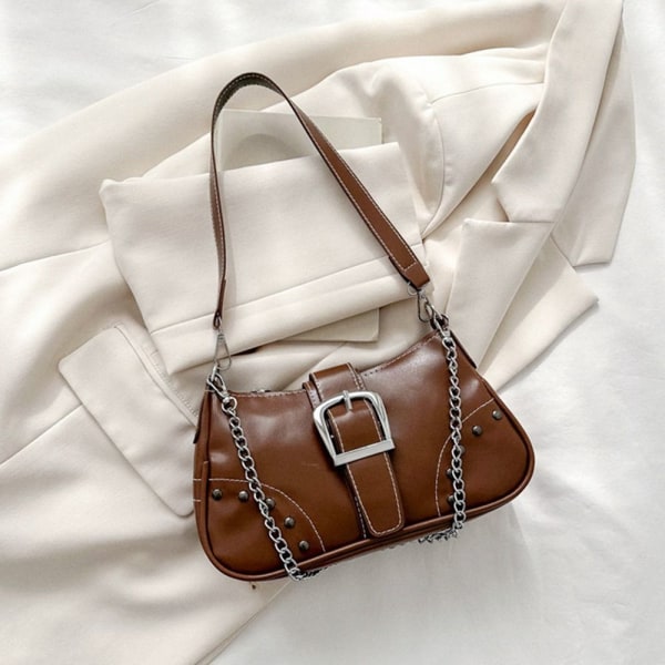 Nit Axelväska Crossbody Bag KAFFE - spot sales Coffee