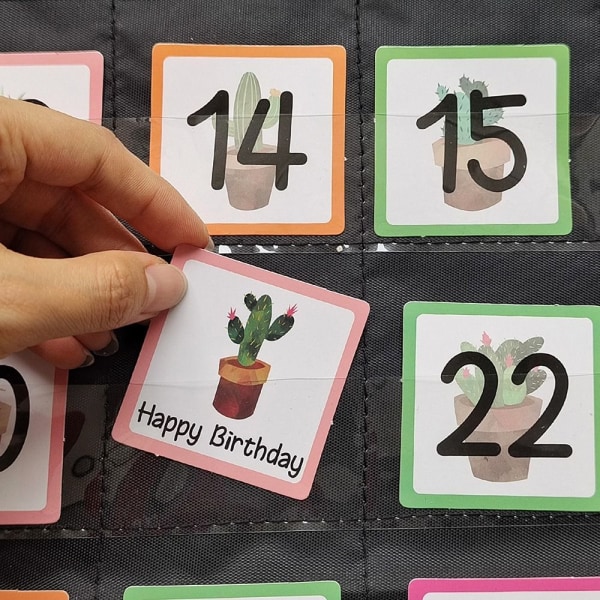 Classroom Calendar Set Calendar Pocket Chart - on stock 2