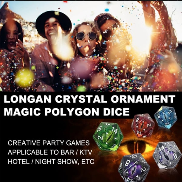 Dragon Eye Dice Longan Dice PURPLE - varastossa Purple