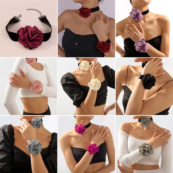Kaulakoru Kukkakaulakoru - varastossa SET6