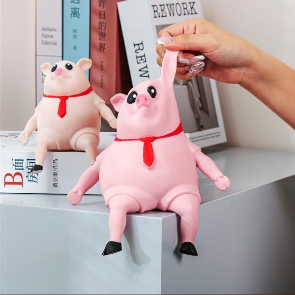 Pig Decompression Leksaker Figur Stretchy Toys LITEN - spot försäljning Small