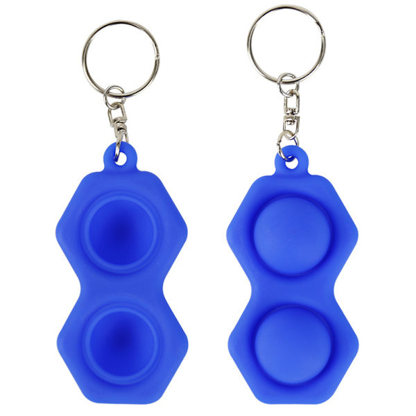 Barn Vuxen Enkel Dimple Sensorisk Fidget Toy Silikon - high quality Red