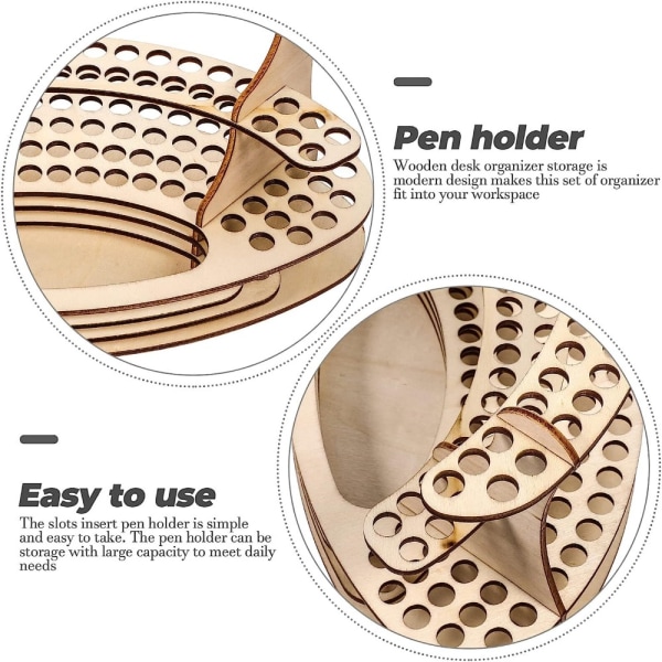 Trä Pennhållare Unik Design Display Stand - high quality