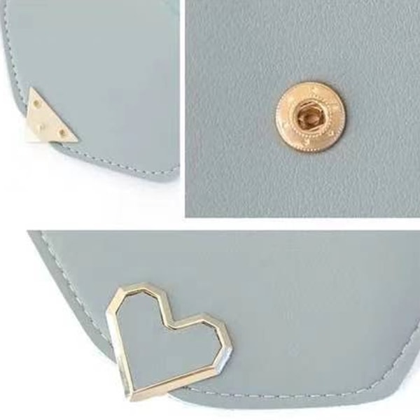 Mobile Wallet Girls crossbody-väska mode enkel miniväska - stock blue