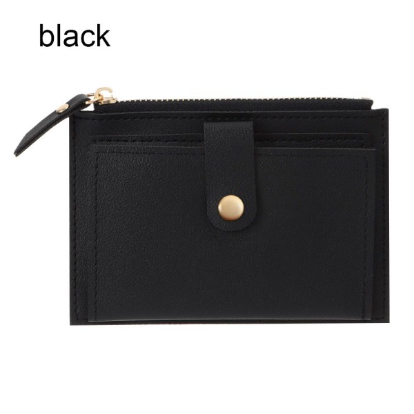 Mini myntväska Kreditkortshållare SVART - on stock