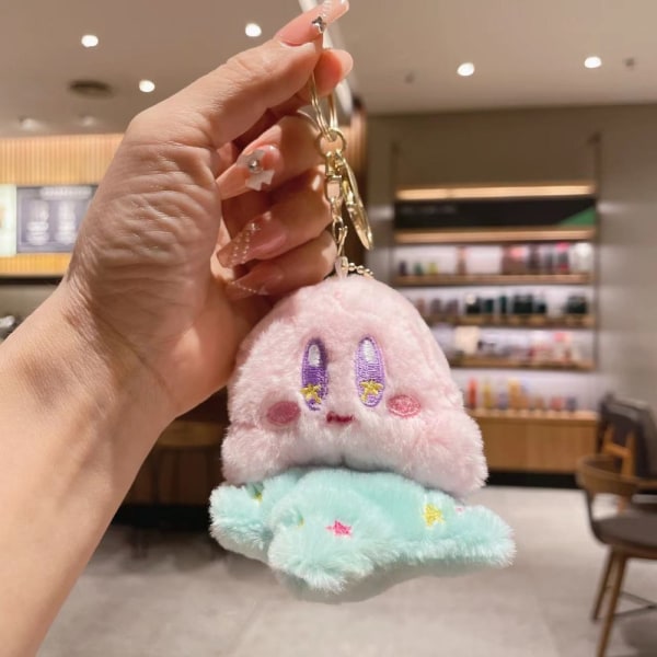 Kirby Keychain Anime Plush Key Chain - spot försäljning 11