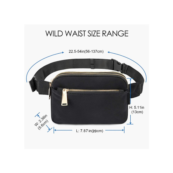 Vyötäröpakkaus Vyölaukku Crossbody laukut - laadukkaita