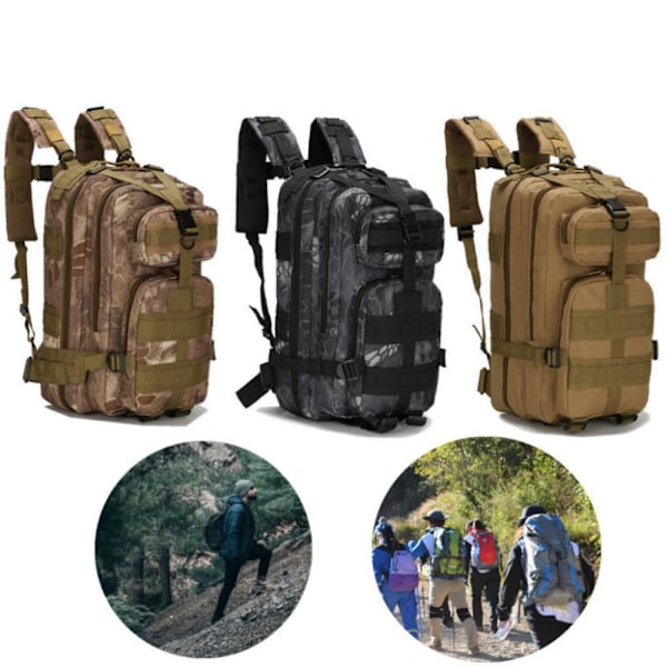 Klätterväska Mountaineering Bag PYTHON SVART - spot försäljning