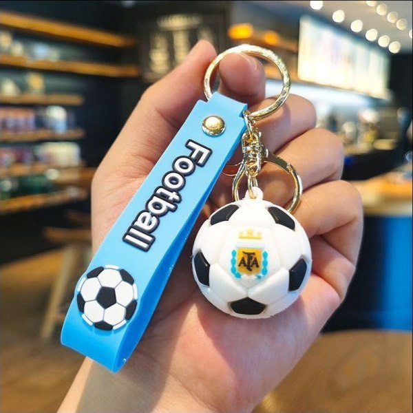 Messi Fotboll Nyckelring Väska Hänge Serie Docka Stjärna Sport Nyckelring Action Figur Souvenir Leksak Present - spot försäljning 5