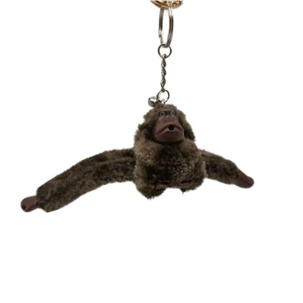 Plysch päls apa nyckelring Orangutang nyckelring - stock 7