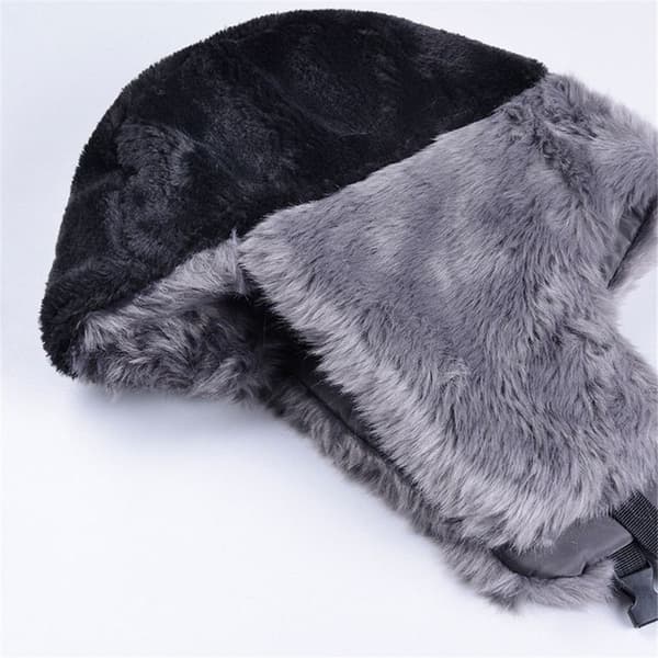 Bomber Hats Thick Warm Cap MUSTA - varastossa