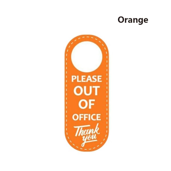 Dörrhängaretiketter Stör ej-skyltar ORANGE - spot försäljning orange