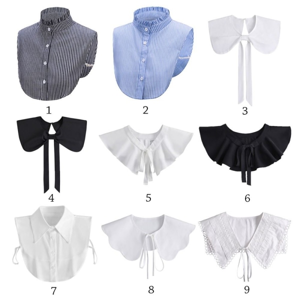 Paita Fake Collar Clothes Accessories - varastossa 8