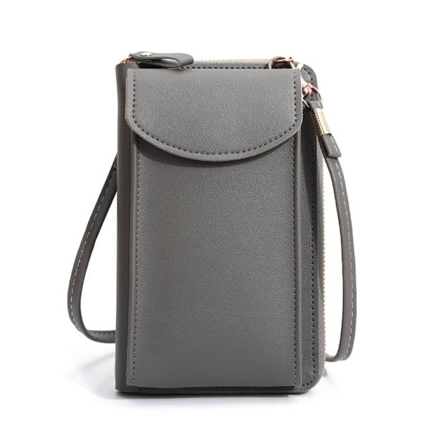 Mobiltelefonväska Axelremsväska MÖRKGRÅ - on stock dark grey