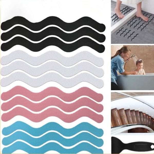 48st Anti-Slip Strips Dusch Säkerhetsremsor TRANSPARANT - spot sales transparent