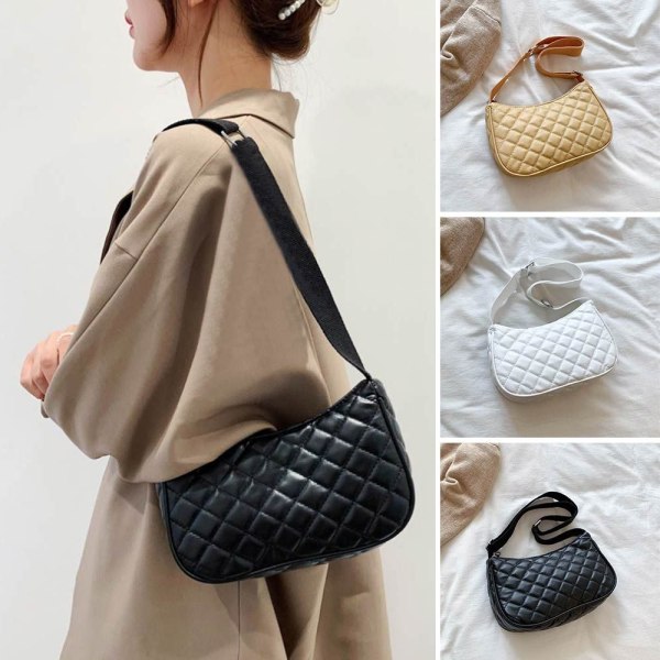 Mode axelväska PU-läderhandväskor - on stock khaki