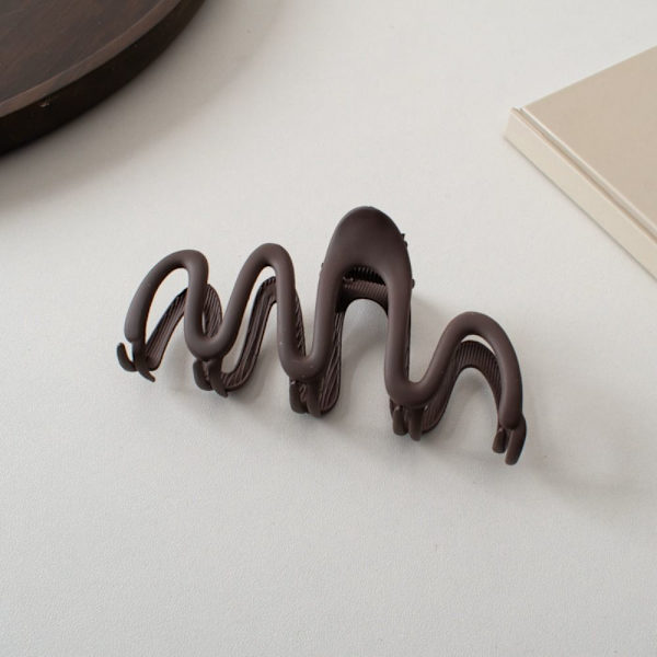 Alloy Hair Crab Hair Clip DARK COFFEE - varastossa dark coffee