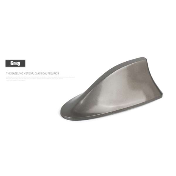 Shark Fin Car Antenna Radio Signal Receiver GRÅ - on stock grey