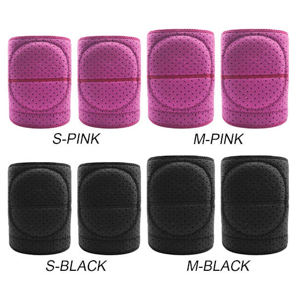 1Par Port Polvisuojat Adults Kid Dance Polvisuojat pinkki - korkealaatuinen pink S