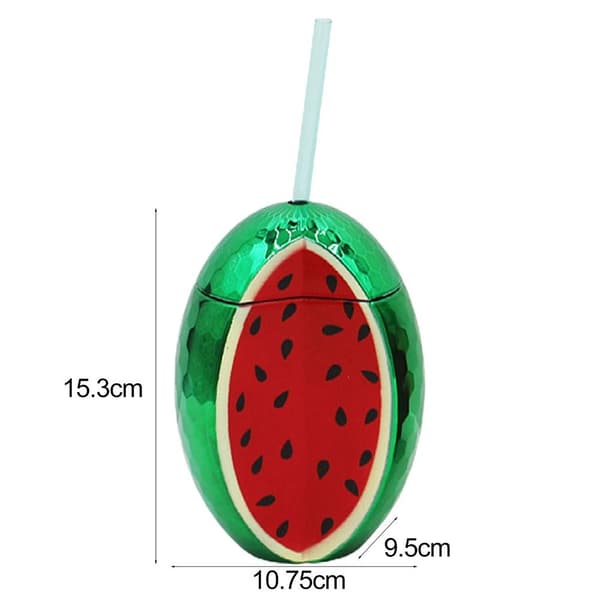Vattenmelon Plastkopp Halmkopp 1 st 1 PC - on stock 1 PC