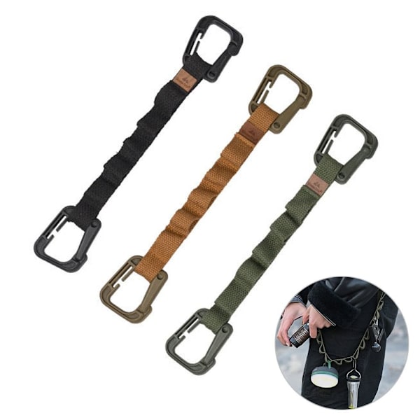 Utomhus campingrep Hängrep KHAKI 28CM - on stock Khaki 28cm