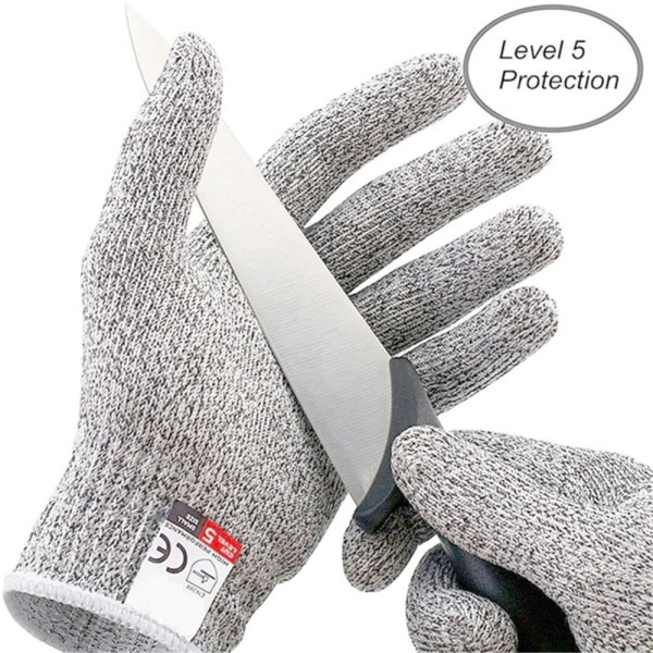 1 par Anti-cut handskar Säkerhetshandskar Skyddshandskar XS - spot sales
