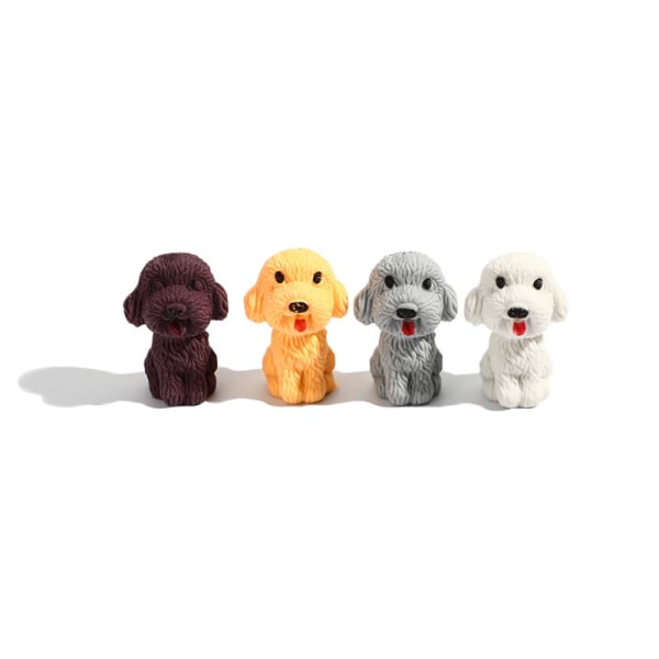 Animal Pencil Erasers Dog Cap Easters Desk Pet Erasers - stock