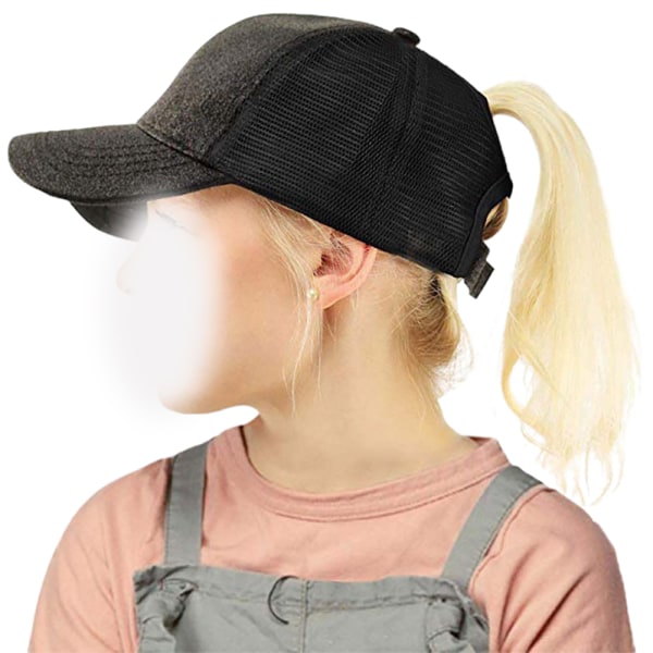 Sommarbaseballkeps för barn med cap justerbar casual cap - spot försäljning black
