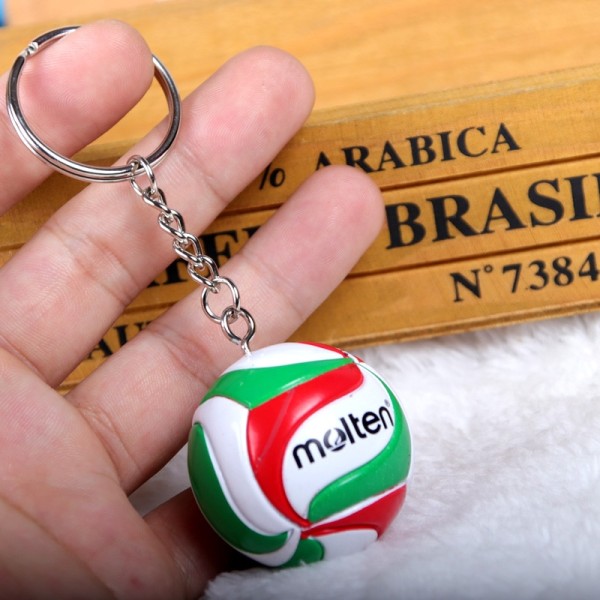 Lentopallon avaimenperä Gift Soccer Beach Ball avaimenperä - varastossa Style 1