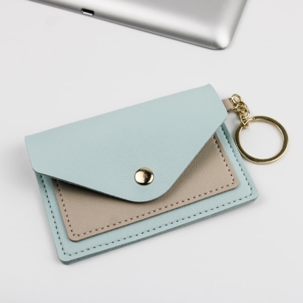 Kreativt mode liten kortväska, nyckelringstillbehör - spot försäljning light blue