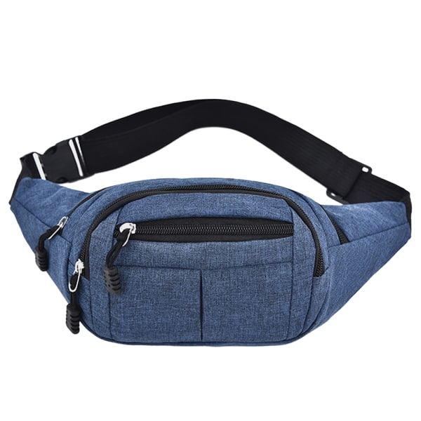 Vyötärölaukku Miehet Naiset Fanny Pack Holiday Money Belt Pouch - spot-myynti blue