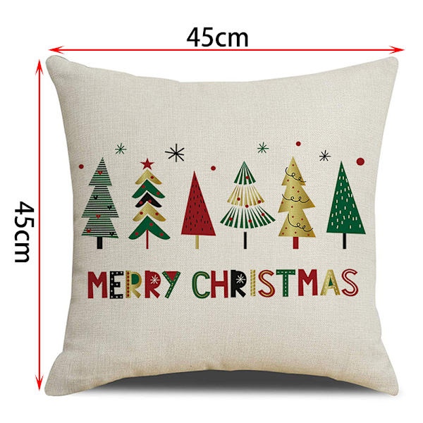 Christmas Home Fashion Print Örngott Kuddeover - on stock C