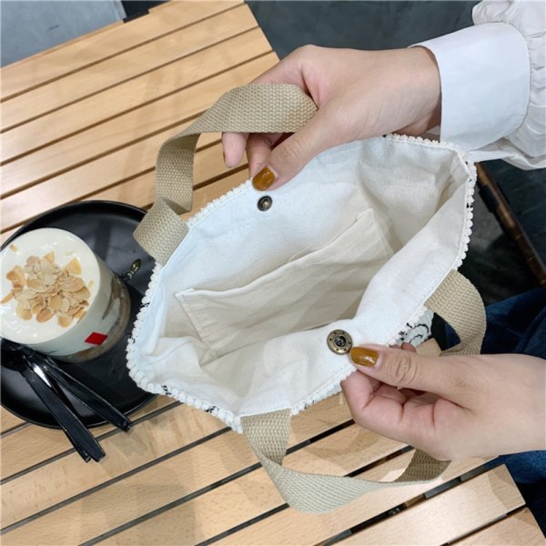 Pieni kangaskassi Lounaskassi BEIGE - spot-myynti Beige