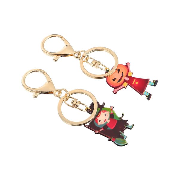 2kpl Avaimenperät Halloween Avaimenperät Witch Pumpkin Avaimenperäriipus - varastossa