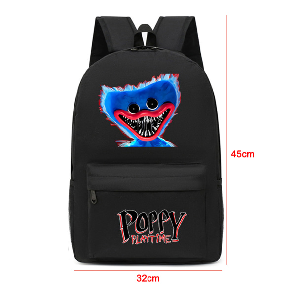 Poppy Playtime Huggy Wuggy Ryggsäck Skola för barn - stock 2