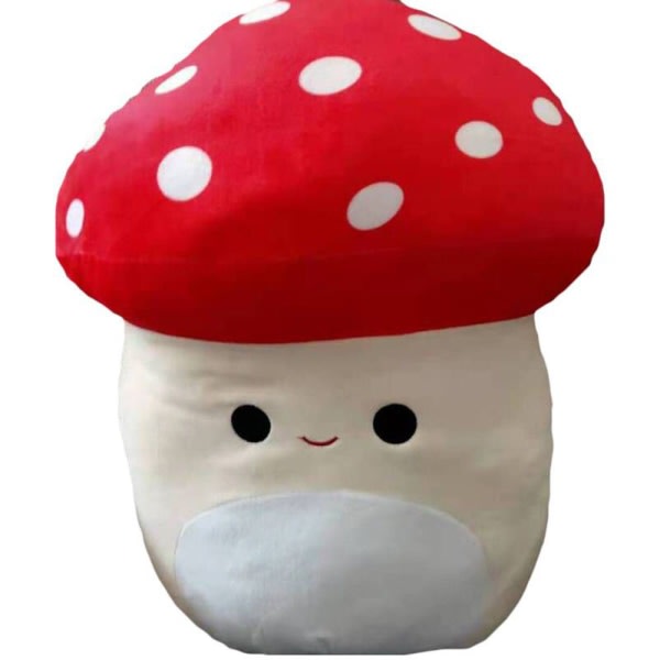 25 cm Squishmallow Kudde Plyschleksak - spot sales Mushroom
