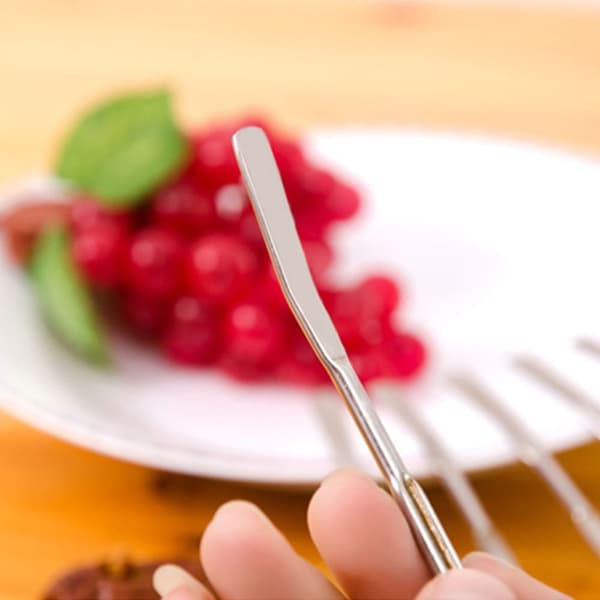 5 kpl Hummerirapuneula Walnut Needle Fruit Fork - spot-myynti