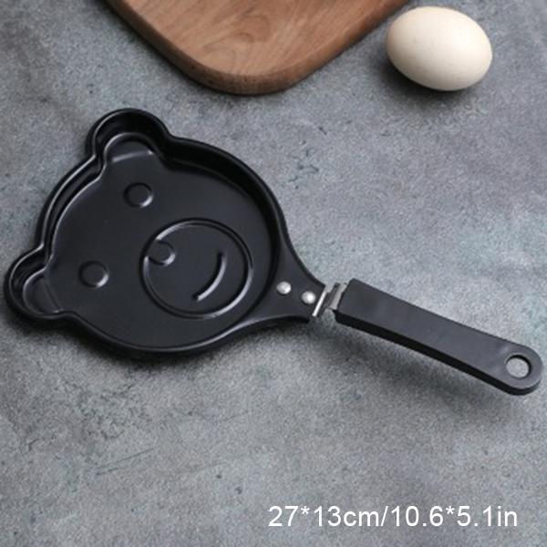 Molds för barn Pannkaka Pan Mini Pannkakor Bakare Barn Pannkaka Pan Form Non-stick pannkakspanna Köksmaterial - spot sales The Pig