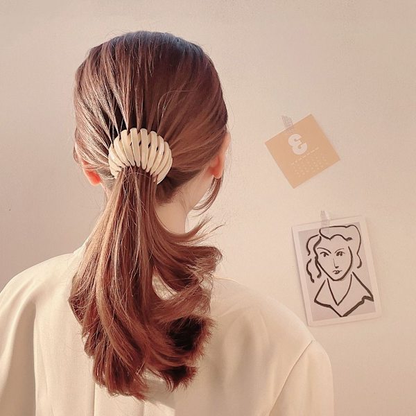 Tyttöjen päähineet Clips Claw BEIGE - korkea laatu Beige