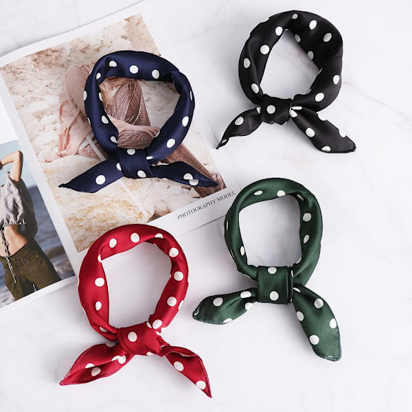 Fyrkantig halsduk Silk Feel Satin Head Neck FÄRG C3 (70X70CM) - high quality