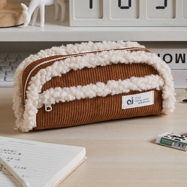 Pennväska Brevpappersväska BRUN - on stock Brown