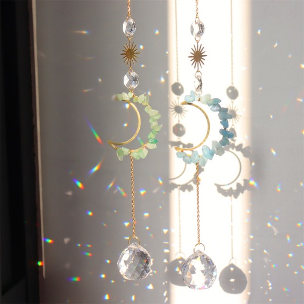 Crystal Sun Catcher Riippuva valosieppari SININEN - varastossa blue