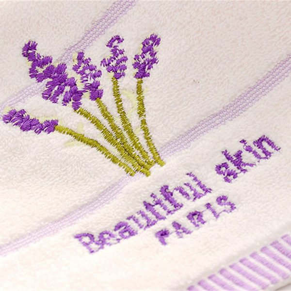 Handduksbroderade handdukar VIT - on stock white