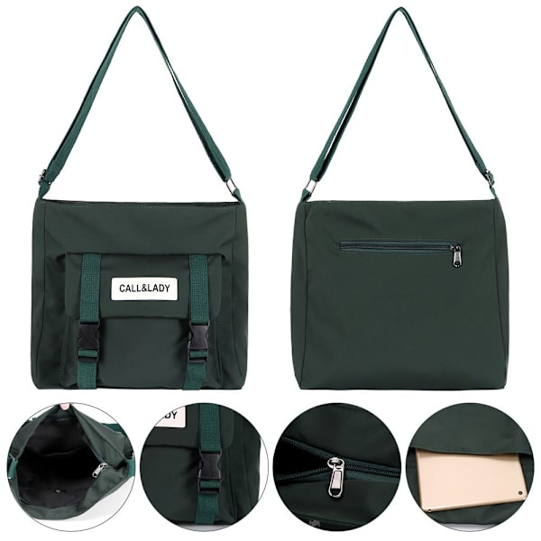 Axelväska Messenger Bag GRÖN - high quality green